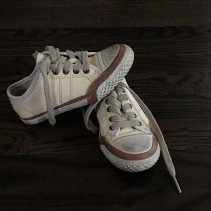 Frye distressed sneakers *worn once* unisex